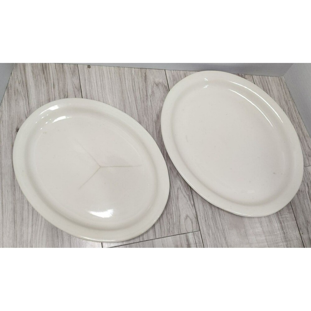 World Ultima Oval Serving Plates Set of 2